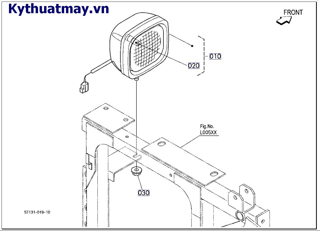 Đèn tác nghiệp ( phễu nạp liệu)